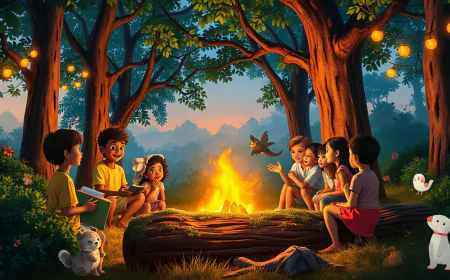 Engaging Children Through Outdoor Storytelling Adventures