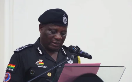 IGP Visits Chaos-Hit Polling Station as Bawumia Condemns Attacks