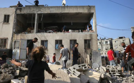 Israeli Airstrikes Kill 29 in Gaza, Including Six Children, Amid Ceasefire Deadlock
