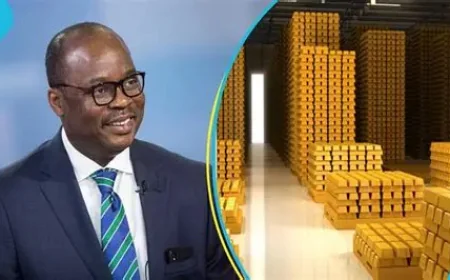 Current Value of Ghana's Gold Reserves as of Mid-July - Bank of Ghana