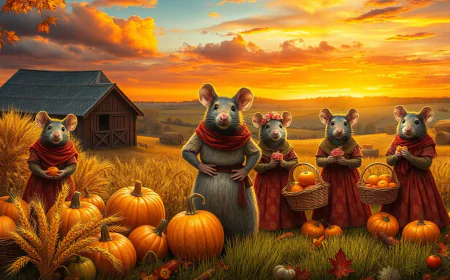 During Harvest Time: Rat Keeps Five Wives – An In-Depth Exploration of Cultural Tales and Symbolism