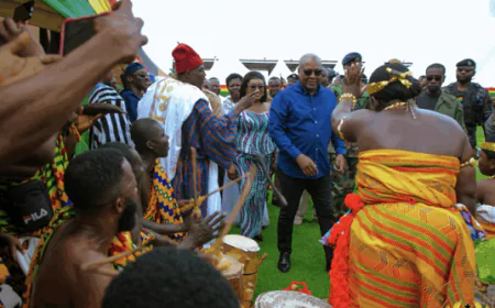 President Mahama Vows Completion of Eastern Region Projects