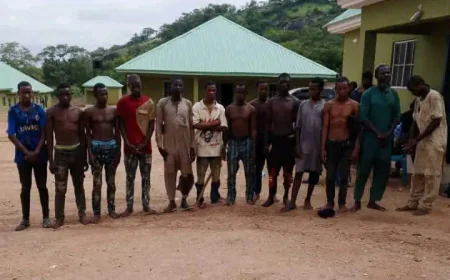 12 Suspected Kidnappers, Informant Arrested in Joint Security Raid Across Kogi and Kwara