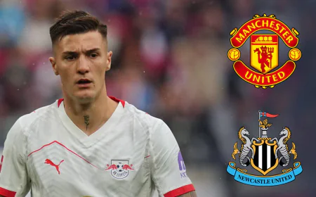 Premier League Tug-of-War: Šeško Between Magpies and Red Devils