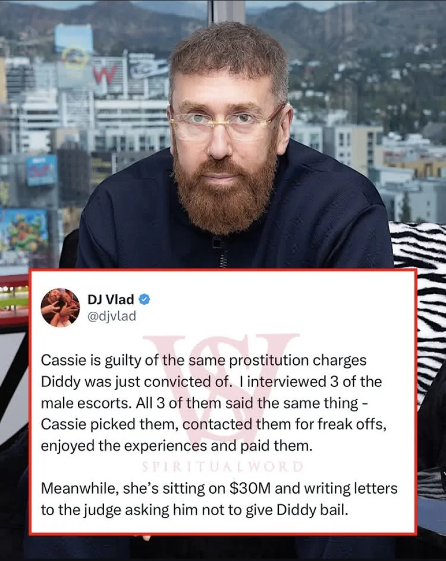 Cassie Dragged into Diddy’s Legal Scandal After Explosive Escort Allegations by DJ Vlad
