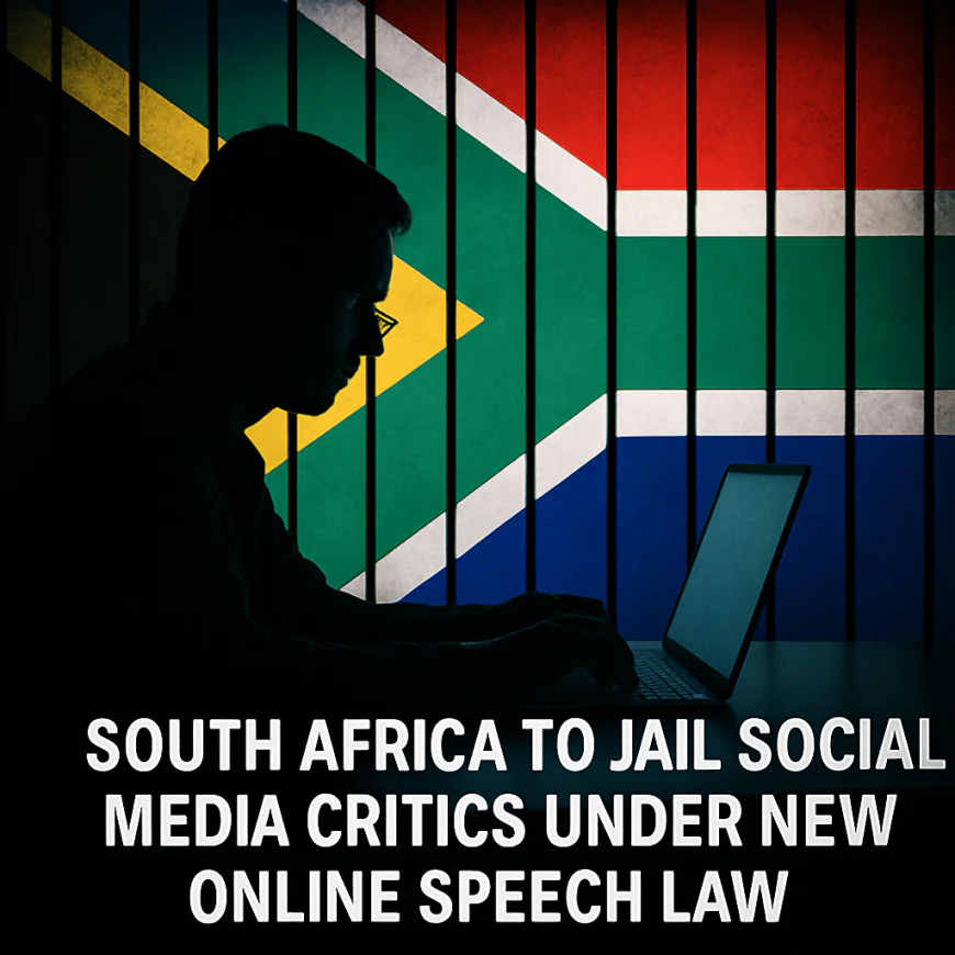 BREAKING: South Africa to Jail Social Media Critics Under New Online Speech Law