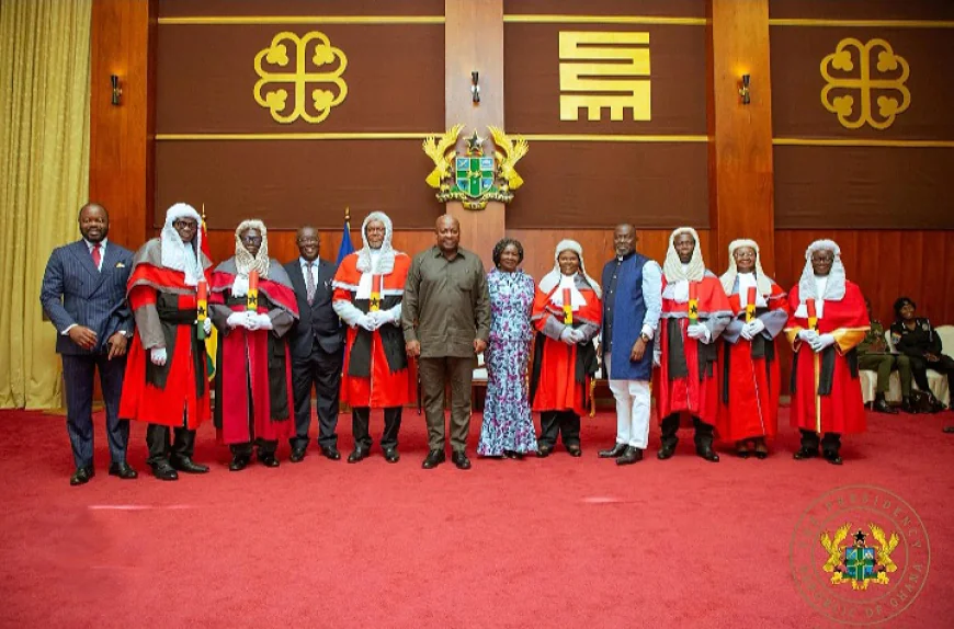 “Be Stewards of Justice, Not Just Technicalities” - Mahama Tells New SC Judges