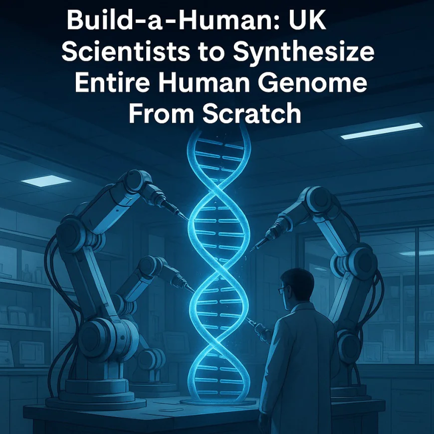 Build-a-Human: UK Scientists to Synthesize Entire Human Genome From Scratch