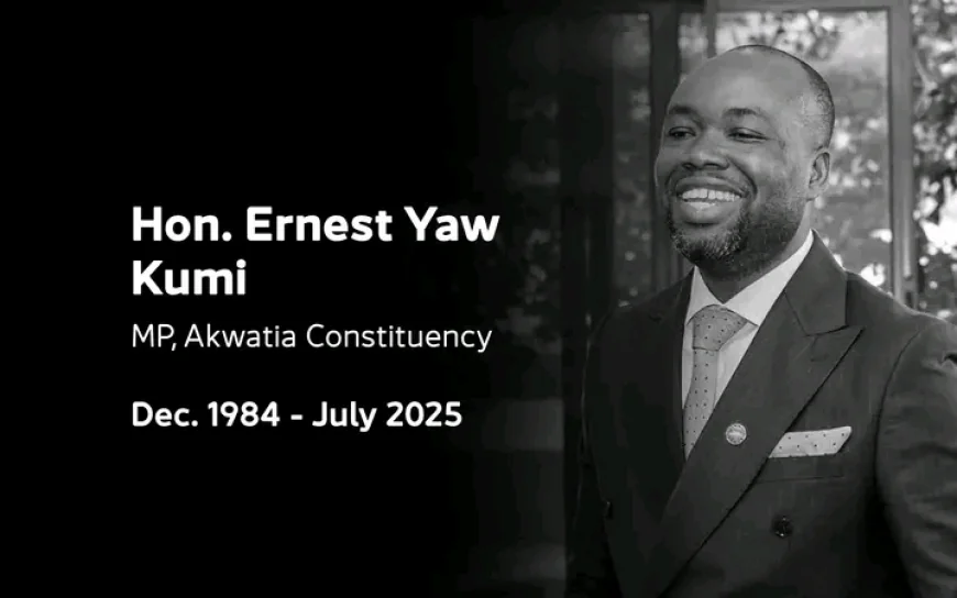 “A Painful Goodbye”- Dr. Agyemang Mourns Ernest Kumi’s Sudden Death