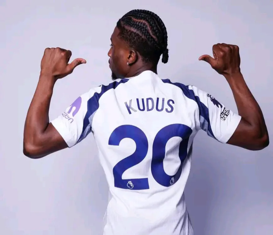 Kudus Vows to Dazzle Spurs Fans After Tottenham Switch