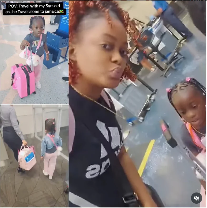 Brave at Five: Mum Shares Emotional Moment as Daughter Takes Solo Flight to Jamaica