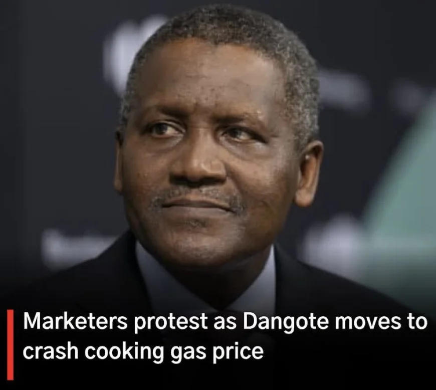 Dangote Threatens to Crash Cooking Gas Prices Distributors Panic Over Monopoly Claims