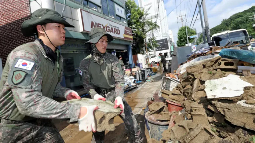 Torrential Rains Trigger Deadly Floods and Landslides in South Korea, Killing at Least 14