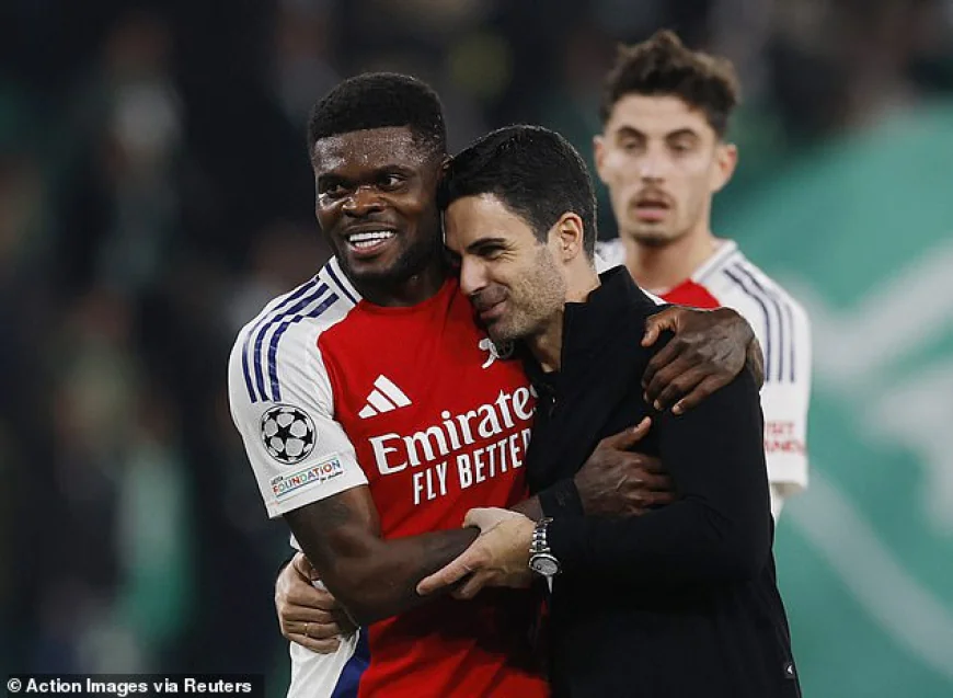 ARSENAL COACH MIKEL ARTETA DEFENDS CLUB’S HANDLING OF THOMAS PARTEY AMID SERIOUS CHARGES