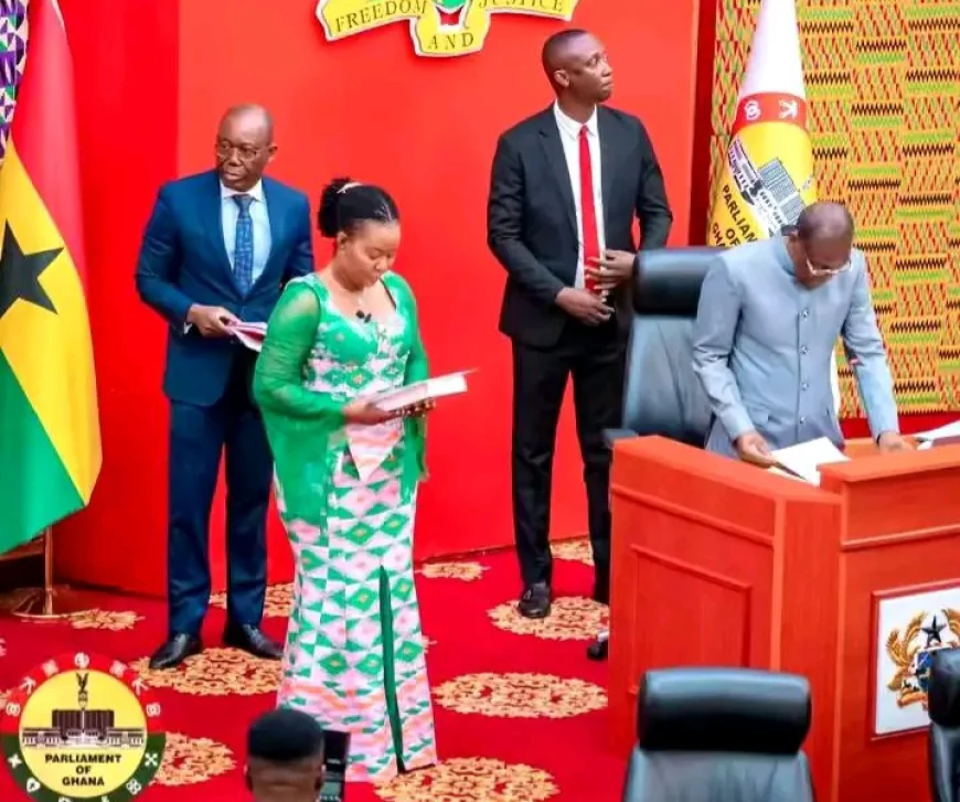 Ewurabena Aubynn Sworn In Amid Minority Walkout