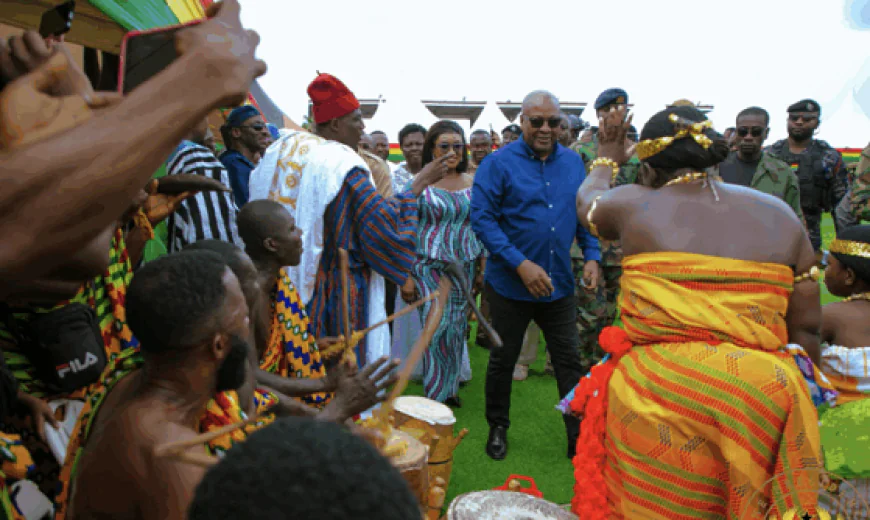 President Mahama Vows Completion of Eastern Region Projects