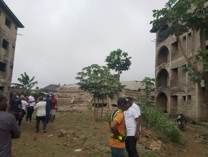 Building Collapse in Umuahia Leaves Seven Injured, Prompts Investigation