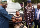 Seyi Makinde Supports Yinka Ayefele With SUV After Fire Outbreak