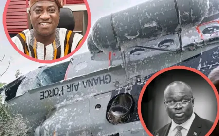 Defence Minister Onboard Crashed GAF Helicopter