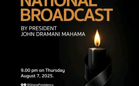 Mahama's Full Text on Helicopter crash address