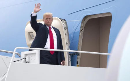 US President Trump Heads to Alaska for Summit with Russian President Putin