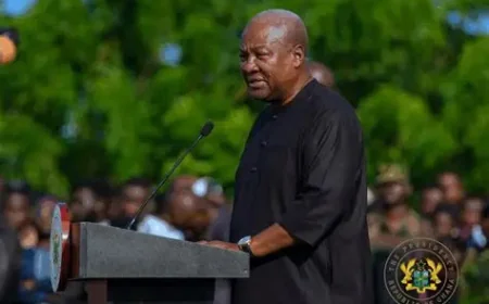 President Mahama Launches Children’s Support Fund for Helicopter Crash Victims