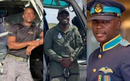 Mahama elevates fallen airmen in posthumous honour