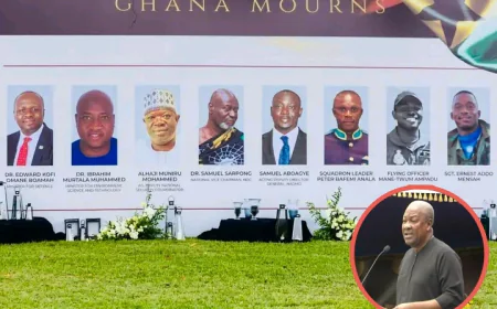 Mahama launches children’s Support fund for victims of August 6 helicopter crash