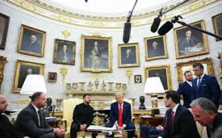 Trump Hosts Zelenskyy and EU Leaders at White House Following Putin Meeting