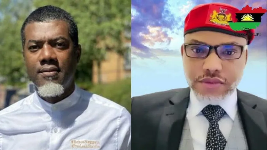 Nnamdi Kanu Files ₦60 Billion Defamation Suit Against Reno Omokri