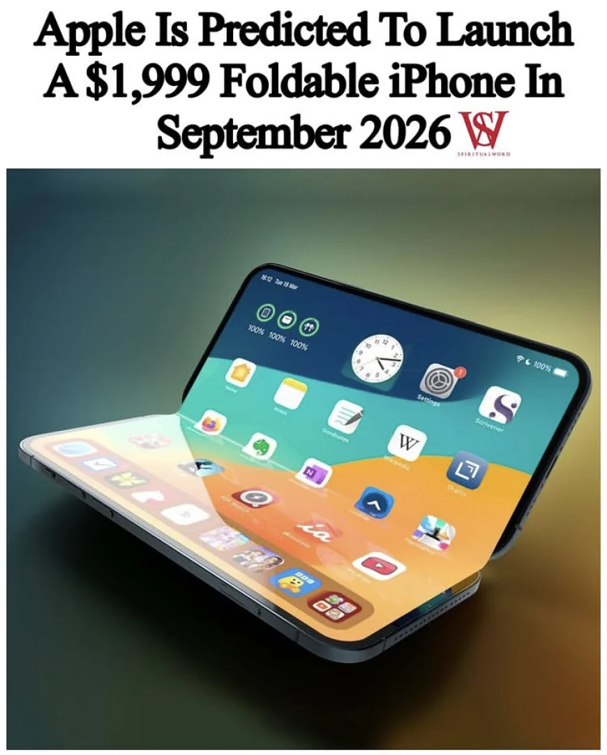 Apple to Launch $1,999 Foldable iPhone in 2026  Analyst Predicts 10M Units Sold in First Year