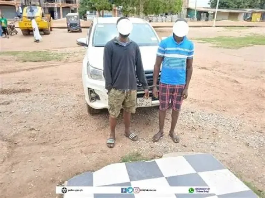 Two Arrested with 519 Parcels of Suspected Indian Hemp at Gomoa Nyanyano