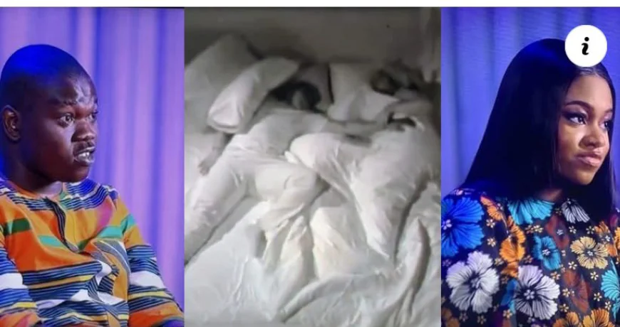 Subtle But Savage: HOH Tracy Brushes Off Kulture’s Hand in BBNaija Bed Scene