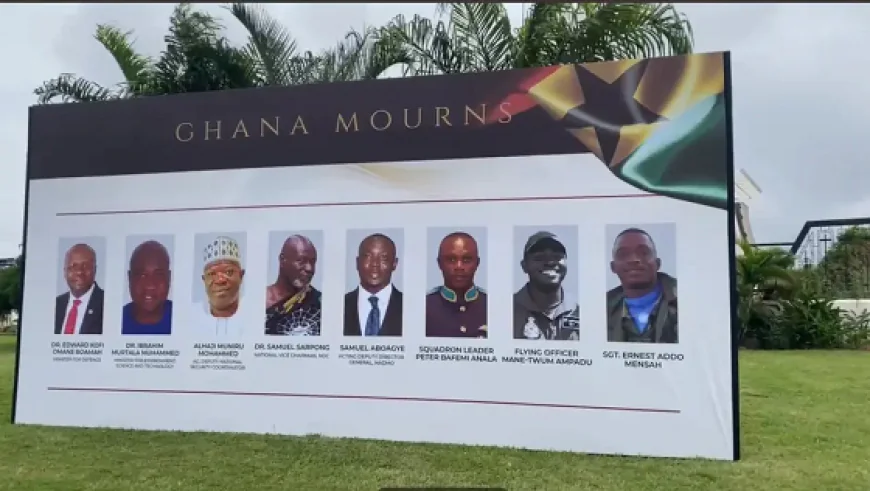 Ghana to Hold State Funeral for Helicopter Crash Victims on Friday, August 15
