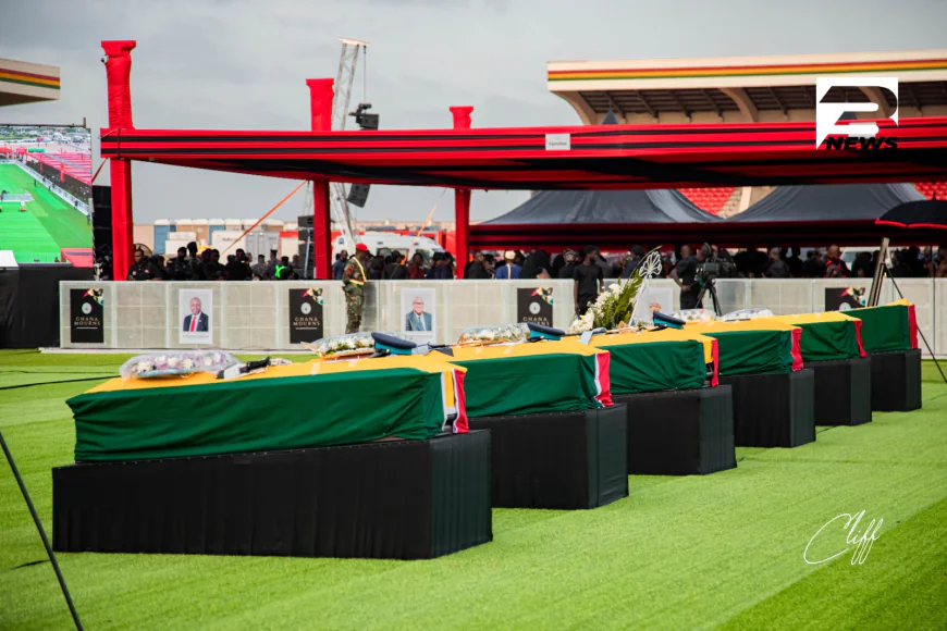 Ghana Pays Last Respects to Eight Fallen Heroes in Solemn State Funeral