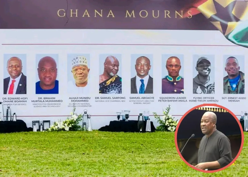 Mahama launches children’s Support fund for victims of August 6 helicopter crash