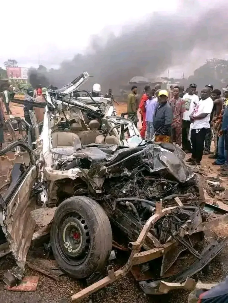 Edo State Road Crash: Dangote Truck Accident Claims Three Lives in Auchi