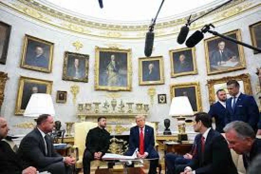 Trump Hosts Zelenskyy and EU Leaders at White House Following Putin Meeting