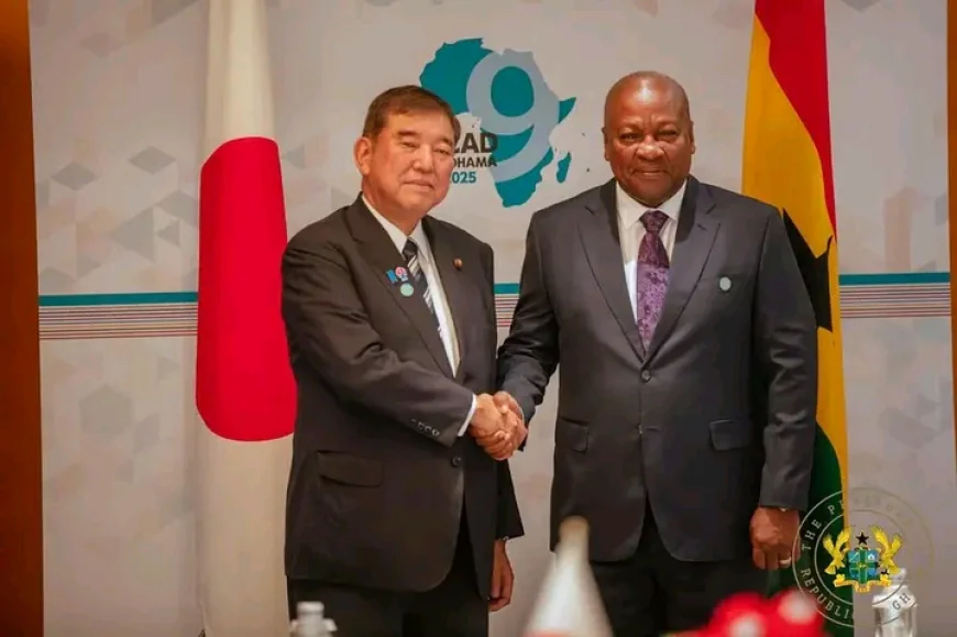 Mahama, Japan’s PM advance ties on cocoa, infrastructure & partnerships at TICAD9