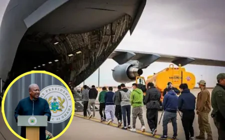 Ghana accepts First US-deported West Africans under bilateral pact