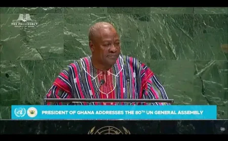 Mahama calls out West’s “hypocrisy” on refugees at UN Assembly