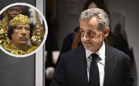 Sarkozy jailed over secret dealings with Gaddafi
