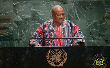 Mahama calls for global action to protect children at UN Prayer Service