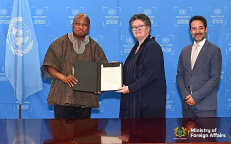 Ghana Ratifies UN Treaty Banning Nuclear Weapons, Declaring Nuclear-Free Status