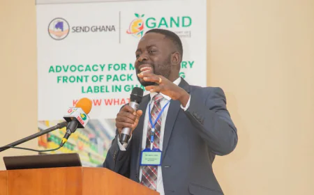 SEND Ghana, GAND to Finalise Draft of "Front-of-Pack Warning Labels" (FOPWL) Policy