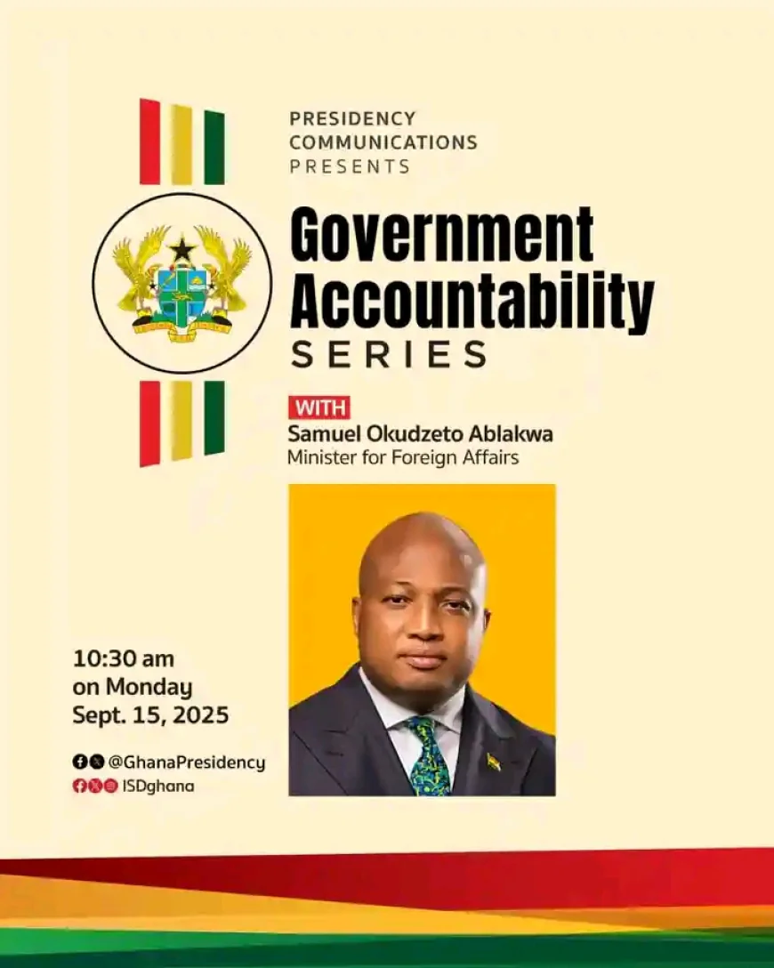 Foreign Minister takes centre stage at Gov’t Accountability Series tomorrow