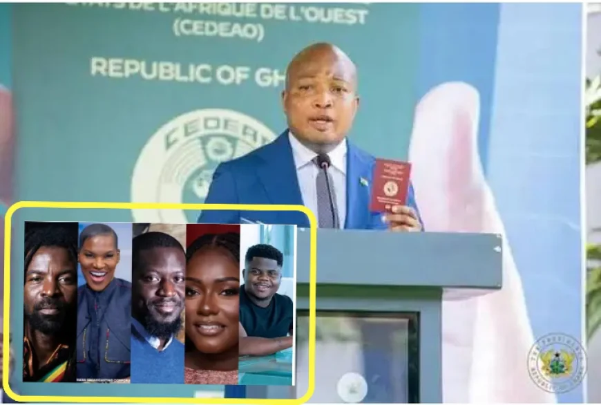 Wode Maya, Rocky Dawuni & Others accorded diplomatic passports by govt