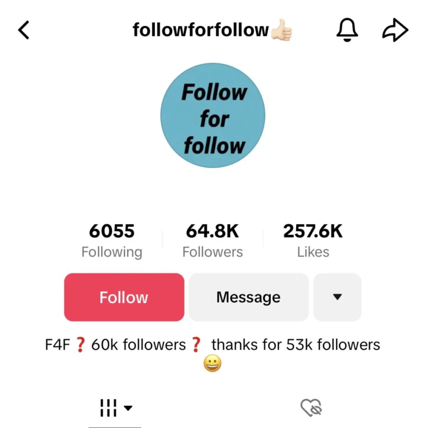 Follow For Follow On Tiktok Get Backlashes