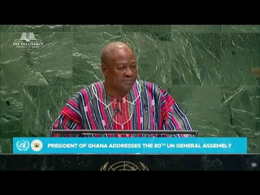 Mahama calls out West’s “hypocrisy” on refugees at UN Assembly