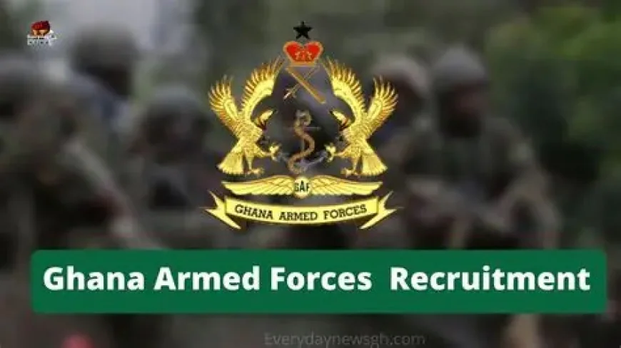 Ghana Armed Forces to Begin 2025 Recruitment Across All 16 Regional Capitals